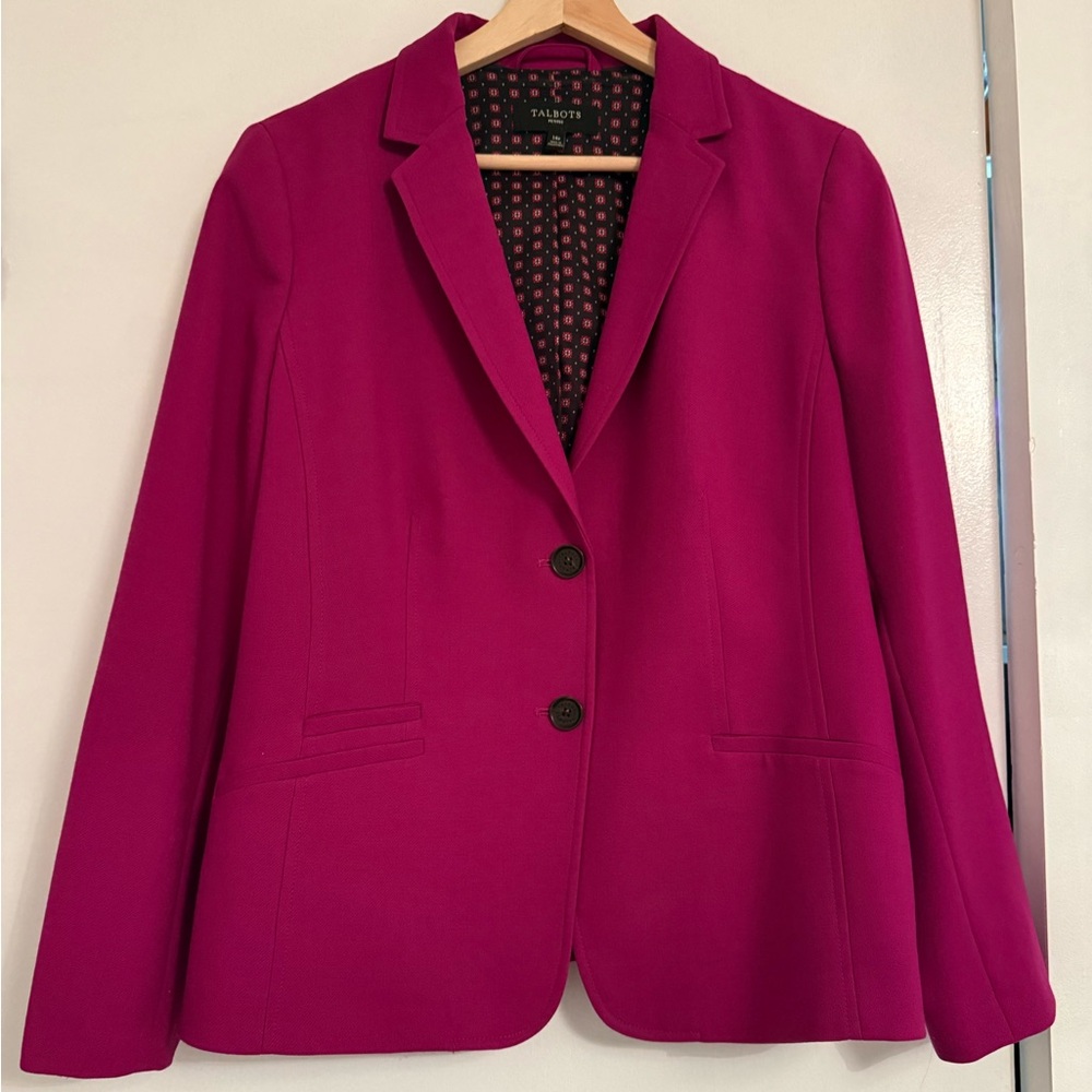 Pink Talbots Blazer 14P